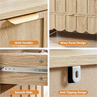 5 Drawer Dresser for Bedroom, view 5