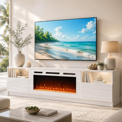 70" Fireplace TV Stand for TVs Up to 80", view 2