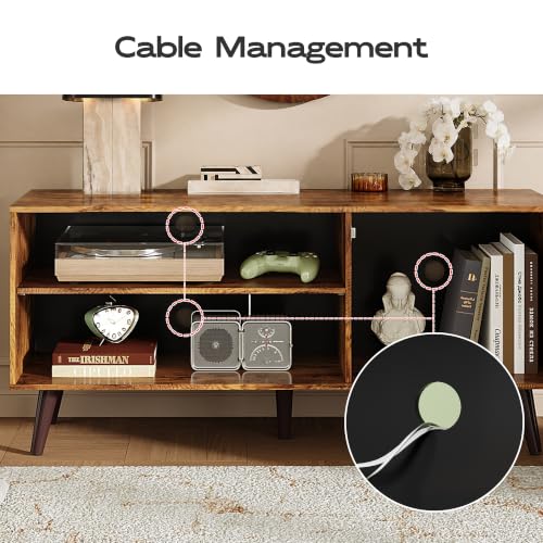 TV Stand for 55 Inch TVs, Entertainment Center with Storage Cabinet, view 5