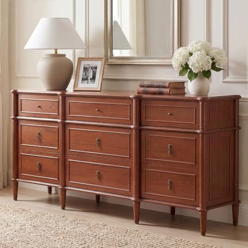 63" 9-Drawer Dresser with Power Outlet, view 2