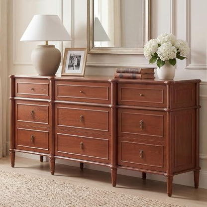 63" 9-Drawer Dresser with Power Outlet, view 2