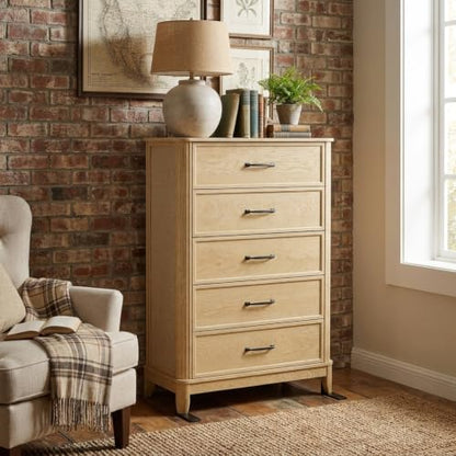 5 Drawer Dresser for Bedroom, view 2