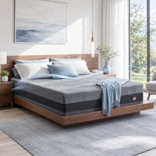 Cooling Gel Memory Foam Mattress for Hot Sleeper, view 2