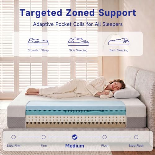 10 Inch Queen Size Mattress, Japanese-made Memory Foam Mattress in a Box, view 3