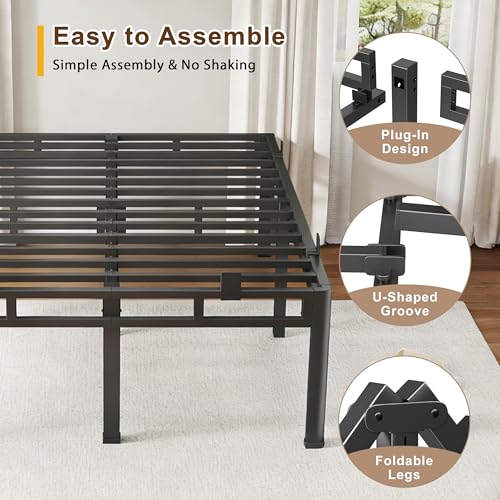 Queen Bed Frame with Round Corners, view 7