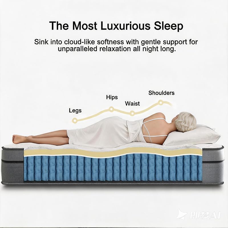 10 Inch Queen Size Mattress in a Box, view 4