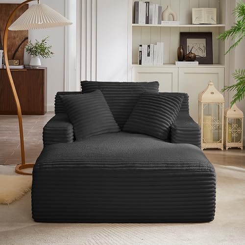 66" Oversized Chaise Lounge Chair Indoor, view 6
