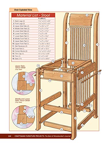 Craftsman furniture projects woodworking book, view 7