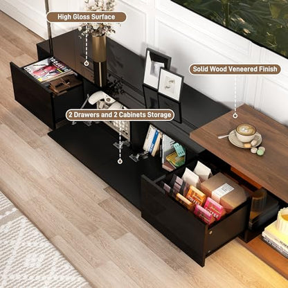Extendable TV Stand with LED Light, view 5
