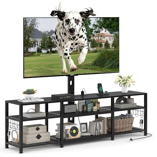 63" TV Stand with Mount and Power Outlets, view 2