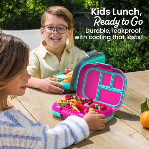 Chill Kids 4-Compartment Bento Box Leakproof Lunch Box, view 6