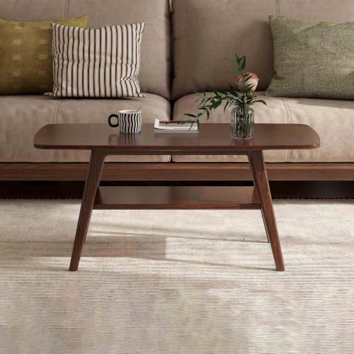 100% Solid Wood Coffee Table for Living Room, view 2