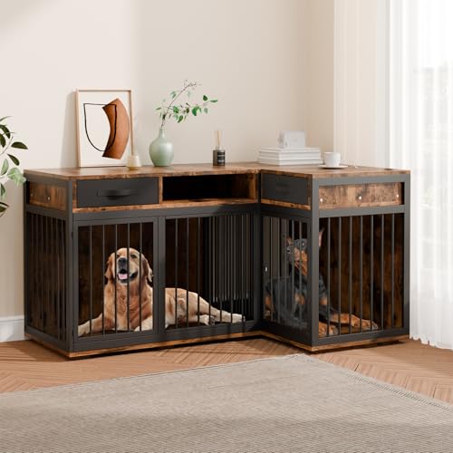 Corner Dog Crate Furniture, view 2