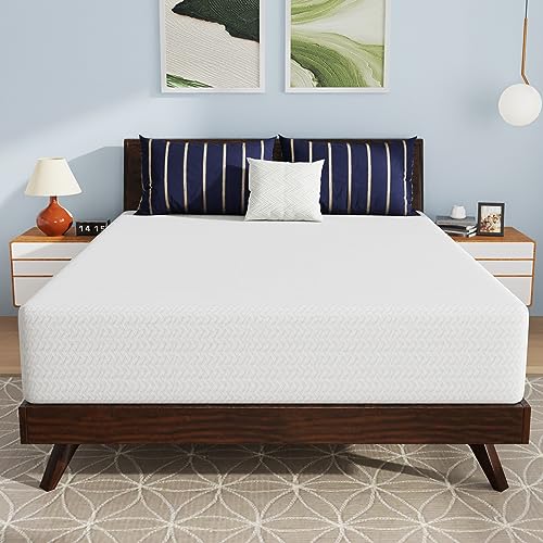 PayLessHere | 12" Queen Memory Foam Mattress | White | Medium Firm, view 7