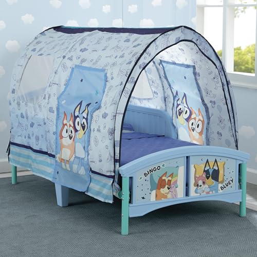Bluey Plastic Toddler Bed with Tent, view 7