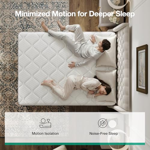 Full Size Mattress, 12 Inch Hybrid Mattress in a Box, Comfort Sleep, view 7