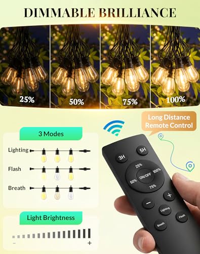 Outdoor String Lights LED Patio-Light, view 5