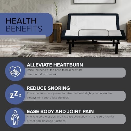 Zero Gravity Bed with Massage, Lights, and Remote, view 7