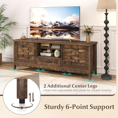Farmhouse TV Stand for 65 Inch TVs, view 8