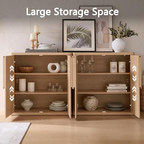 62.28'' Sideboard Buffet Cabinet with Storage, view 5