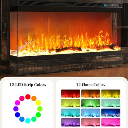 70" Fireplace TV Stand for TVs Up to 80", view 5