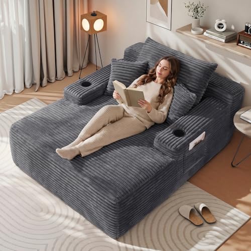 65" Boneless Chaise Lounge, view 2