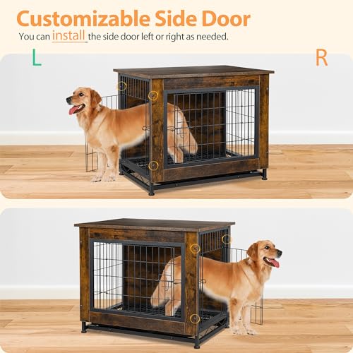 Wooden Dog Crate Furniture for Large Breed, view 5