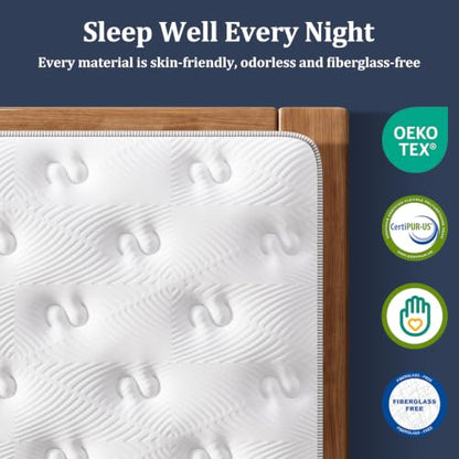 12 Inch Firm Full Hybrid Mattress in a Box, view 4