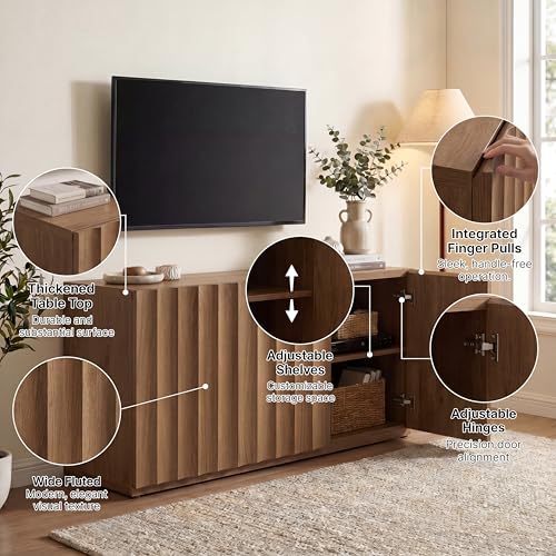 93.92” TV Stand, 100 90 80 75 Inch TV Stands for Livingroom, view 4