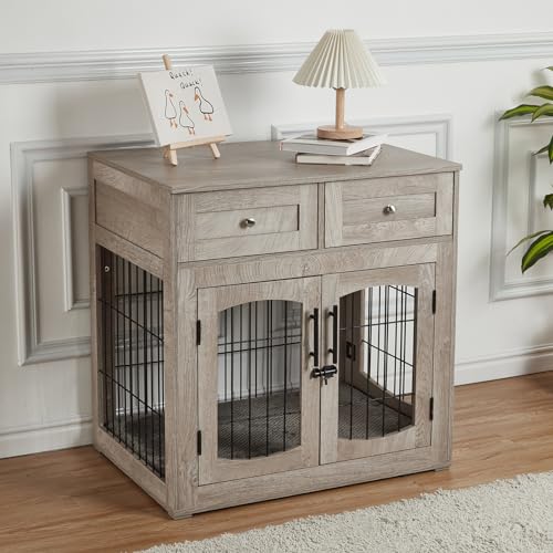 40'' Wooden Dog Crate Furniture, view 8