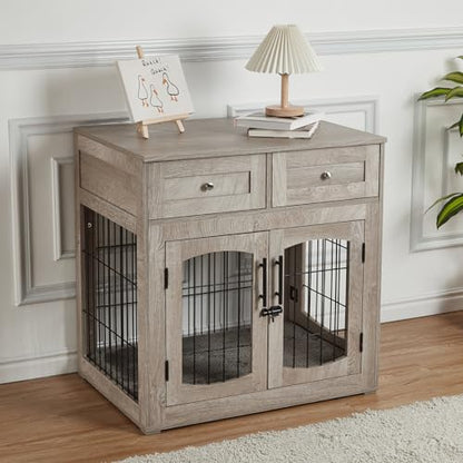 40'' Wooden Dog Crate Furniture, view 8