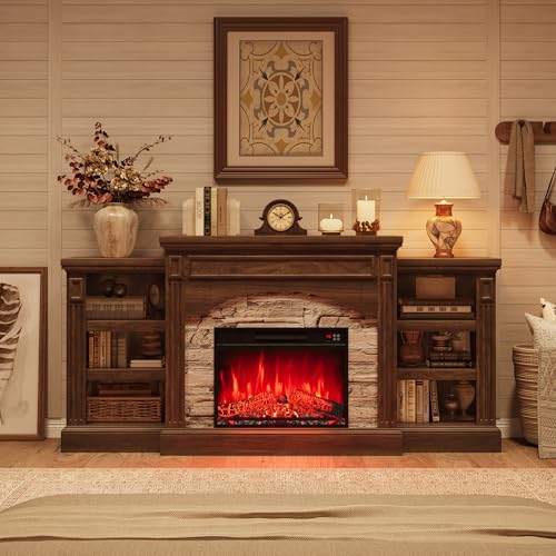 Fireplace TV Stand with Remote and 3D Flame, view 6