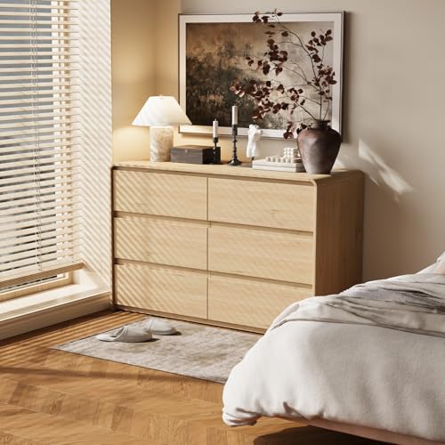 6 Drawer Dresser for Bedroom, view 7