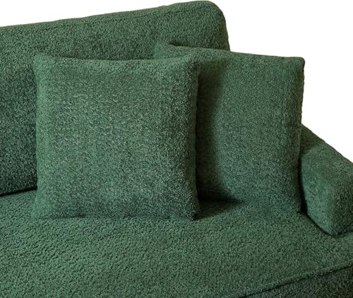 72 Inch Upholstered Chaise Lounge Chair Indoor with Ottoman, view 8