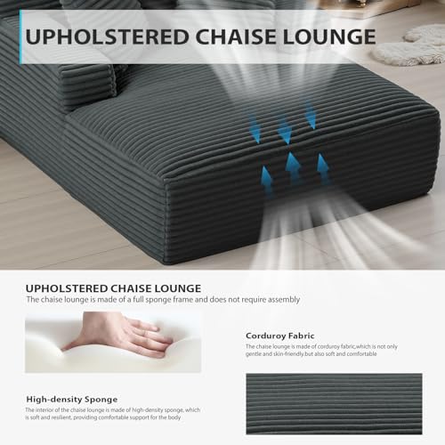 50 Inch Chaise Lounge Chair Indoor, view 5
