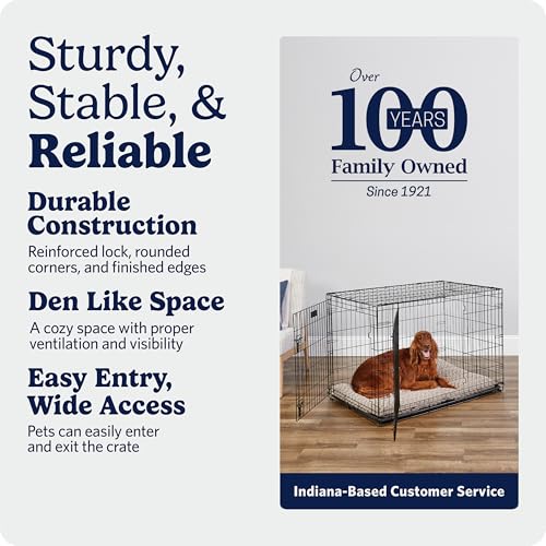 Midwest 42-Inch Double Door iCrate, for Large Breeds, 71-90 lbs, view 6