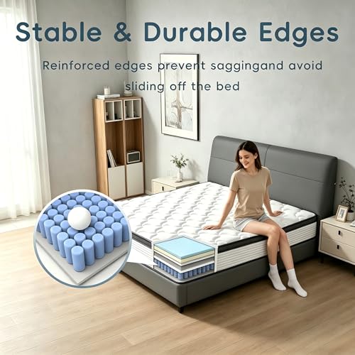 Queen Mattress, 12 Inch Queen Size Mattress in a Box, view 6