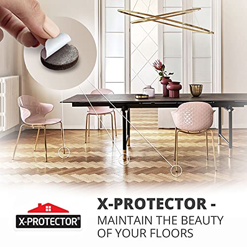 357 pcs Premium Huge Pack Felt Furniture Pads! Quantity of Furniture Sliders with Many Big Sizes – Your Ideal Floor Protectors. Protect Your Hardwood & Laminate Floor!