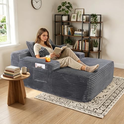 65" Boneless Chaise Lounge, view 7