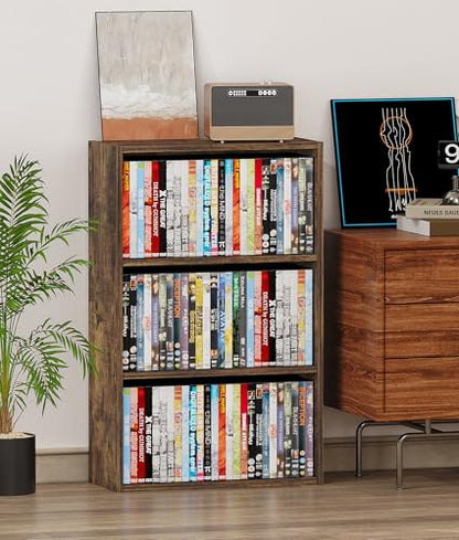3 Tier DVD Storage Shelf, Media Storage Tower for CDs & Video Games, view 2
