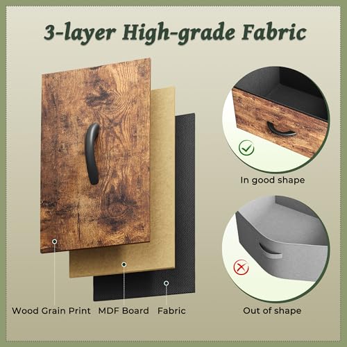 63 Inch Dresser for Bedroom, Dresser for Closet with 9 Fabric Drawers, view 7