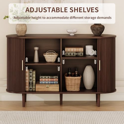47.2" Sideboard Buffet Cabinet with Storage, view 5