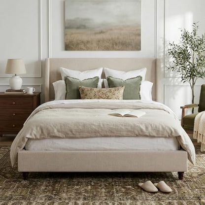 Queen Size Upholstered Bed Frame, view 2