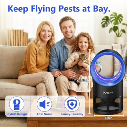 Fruit Fly Traps for Indoors, Blue Gnat Trap Indoor with Suction & Timer, view 6
