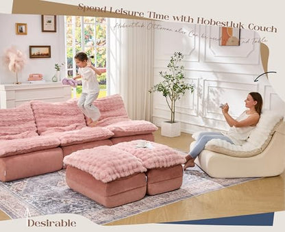 Small Couch Sofa Chaise Lounge Chair Recliner Chair with Footrest, view 7