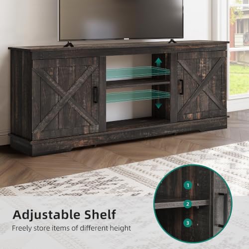 Farmhouse TV Stand for 65 Inch TV, view 5