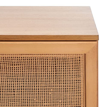 Coastal Rattan Sideboard with Three Doors, view 8