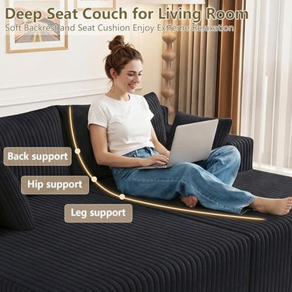71" Oversized Double Chaise Lounges Indoor, view 5