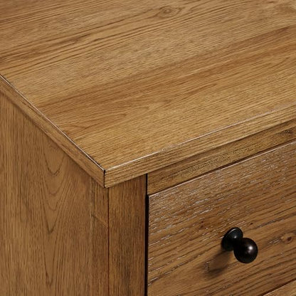 65" TV Entertainment Console, Buffet Cabinet, Prairie Oak, view 9