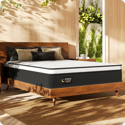 Firm Queen Mattress 12 Inch - Hybrid Mattress for Spinal Alignment, view 3